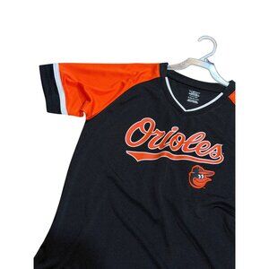 NWT Campus Lifestyle Baltimore Orioles Boys Sz XL Baseball Shirt V-Neck Raglan